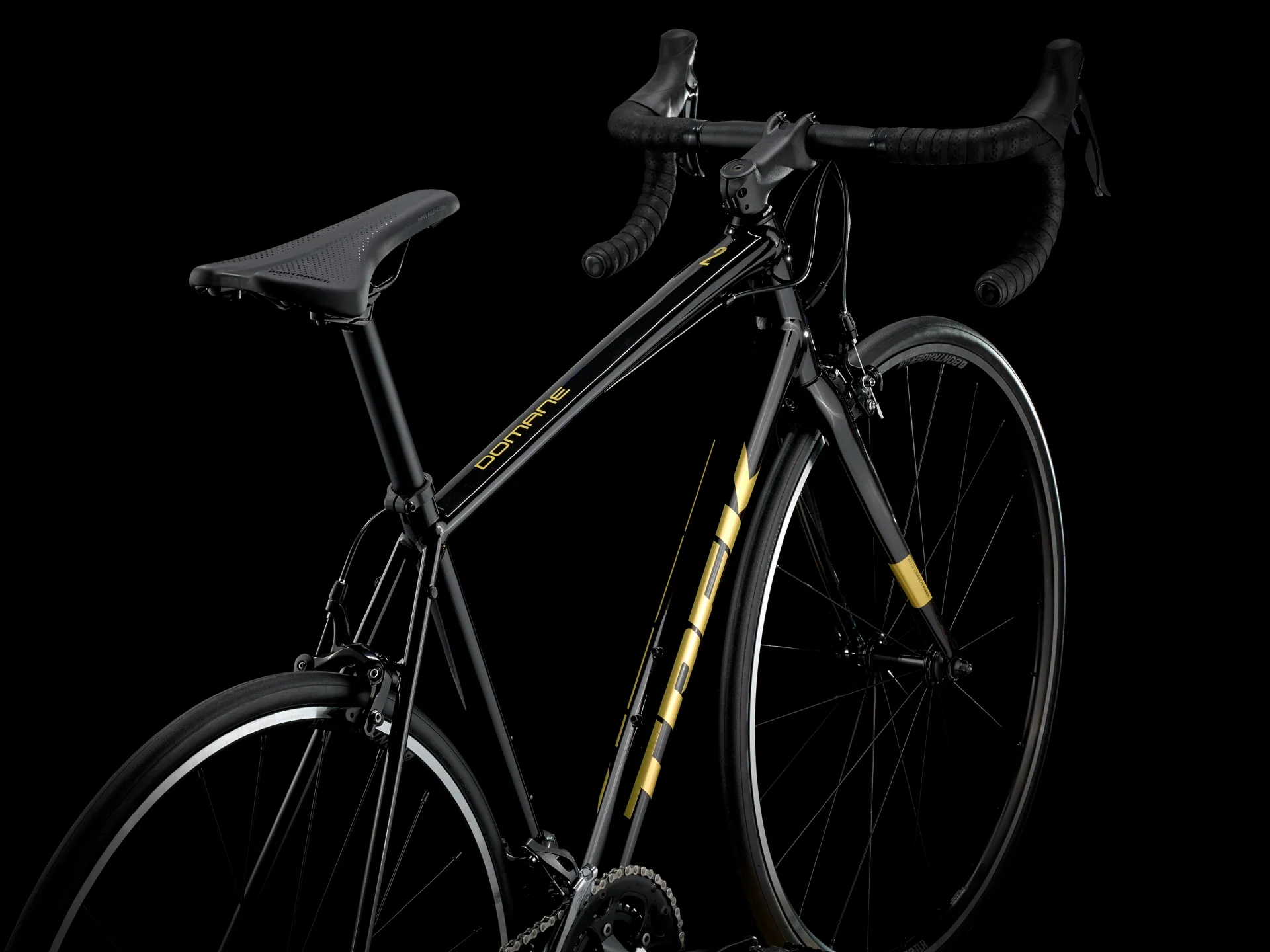 Bicicleta Trek Domane AL 2 2023 Preta/Dourada - Image 5