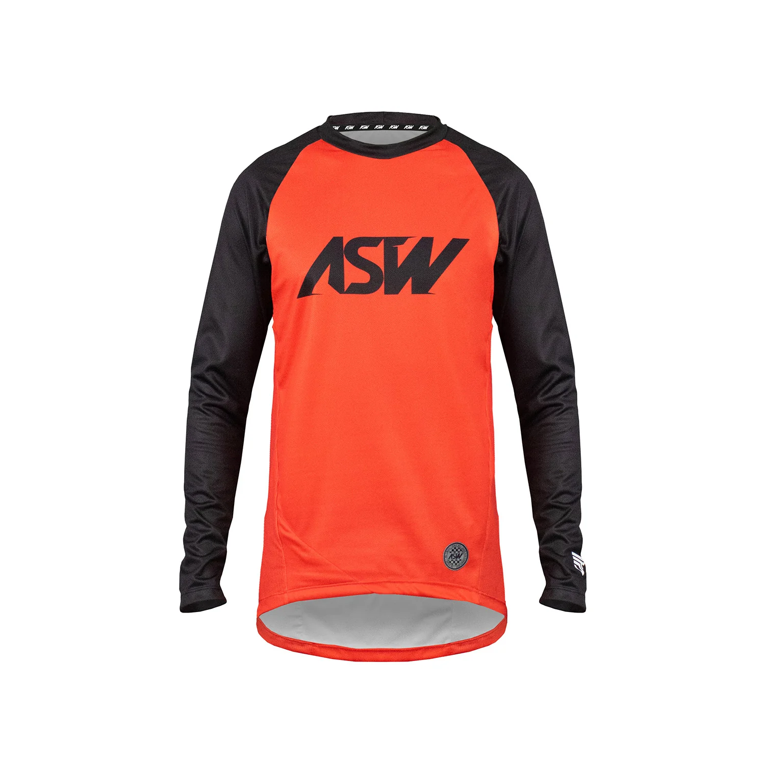 Camisa ASW Ride Manga Longa Habit Vermelho