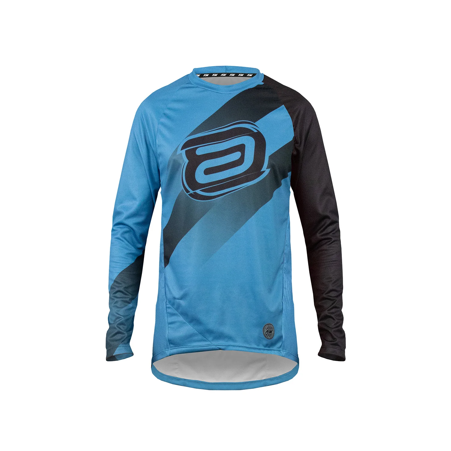Camisa ASW Ride Manga Longa Impression Azul