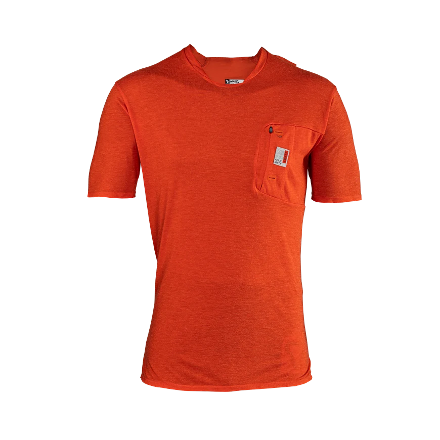 Camisa Leatt All Mountain 2.0 Laranja (Glow)