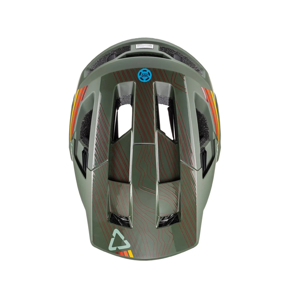 Capacete Leatt MTB Enduro 4.0 Verde Acinzentado 59/63 (G) - Image 4