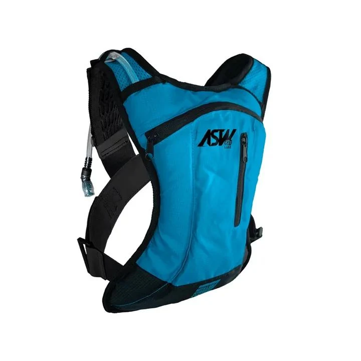 Mochila de Hidratação ASW Tank Lite Azul Aqua Preto