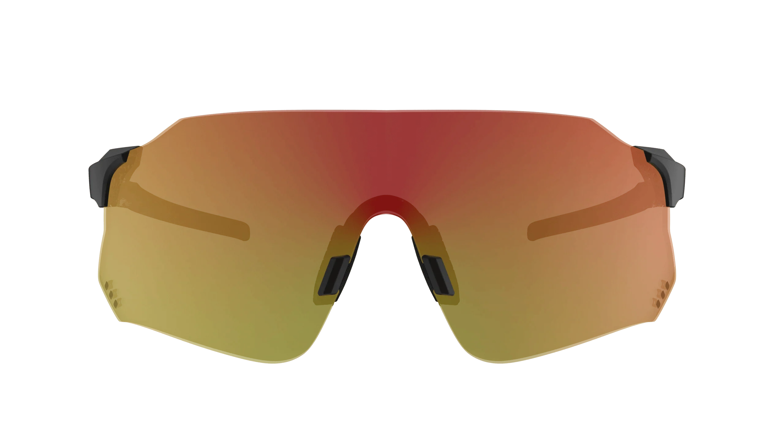 Oculos HB Quad X Matte Black Red Chrome - Image 3