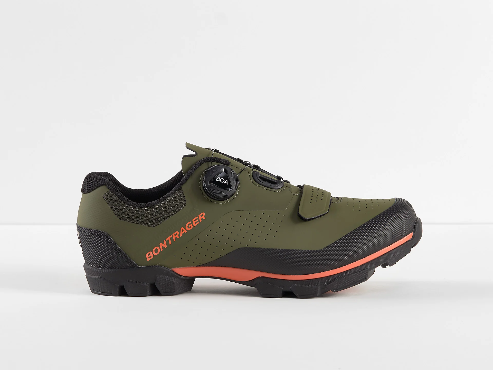 Sapatilha Bontrager Foray 2024 - Verde Oliva/Laranja - Image 2